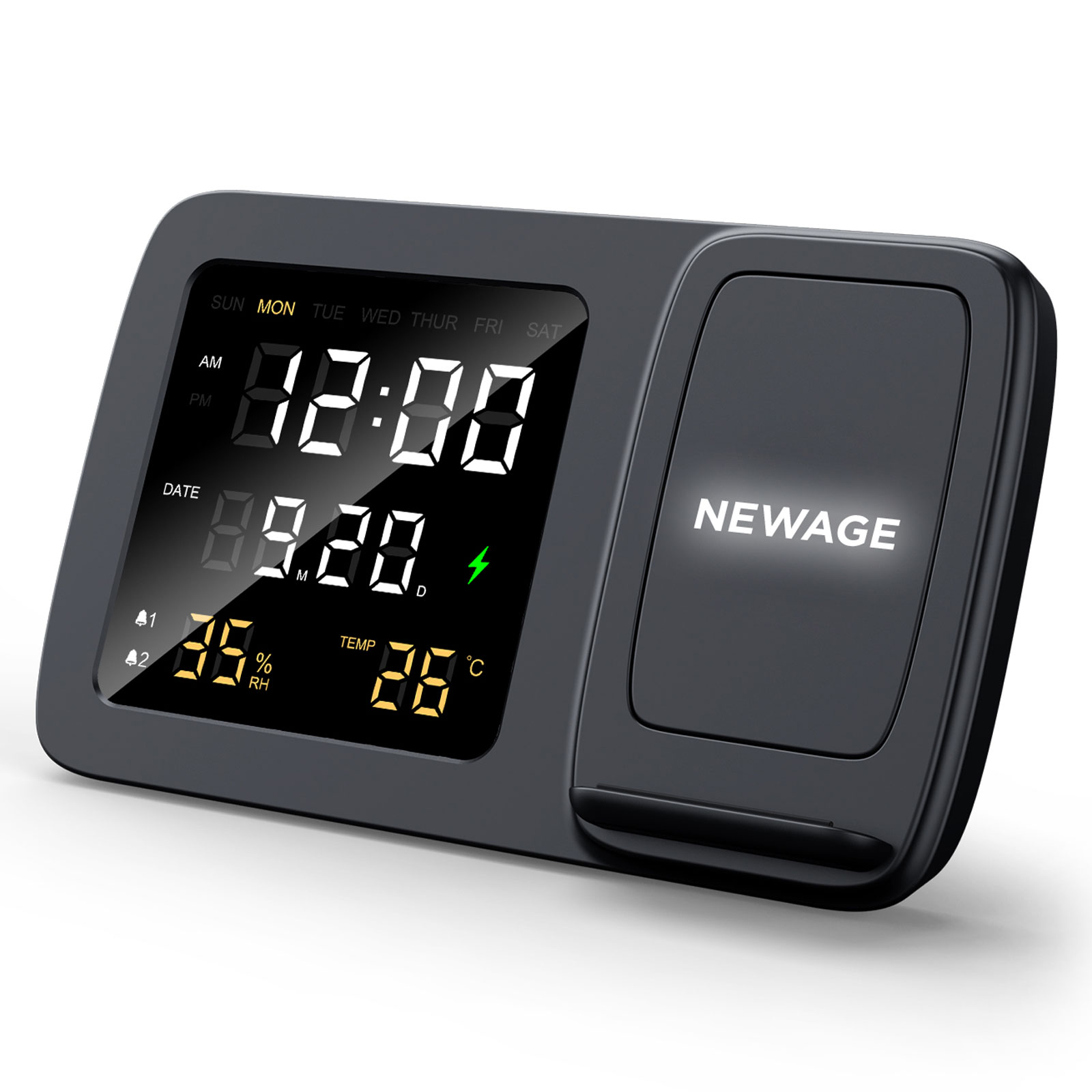 BÜLBÜL MASAÜSTÜ SAAT VE KABLOSUZ ŞARJ STANDI