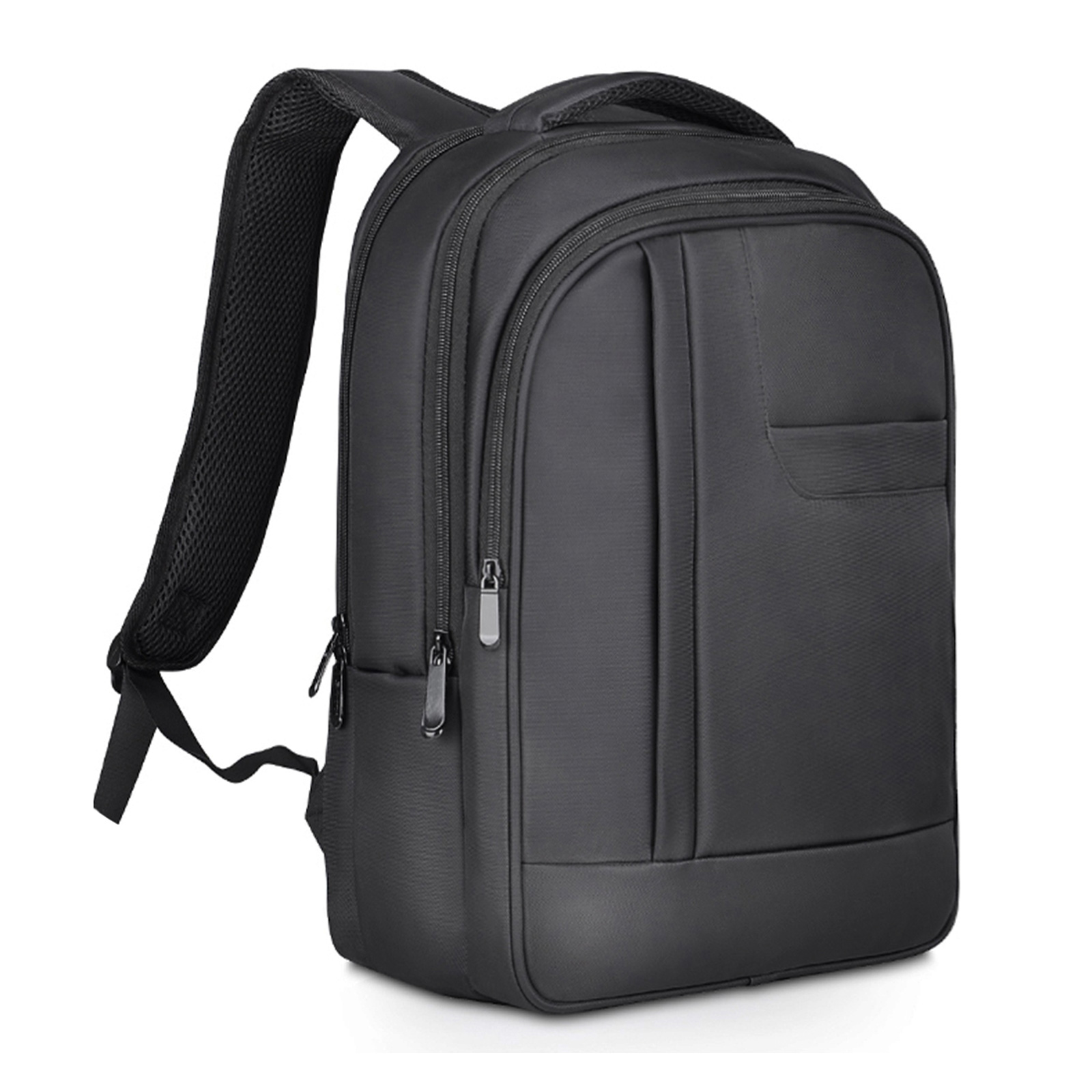 SERÜVEN SİYAH LAPTOP BÖLMELİ SIRT ÇANTASI