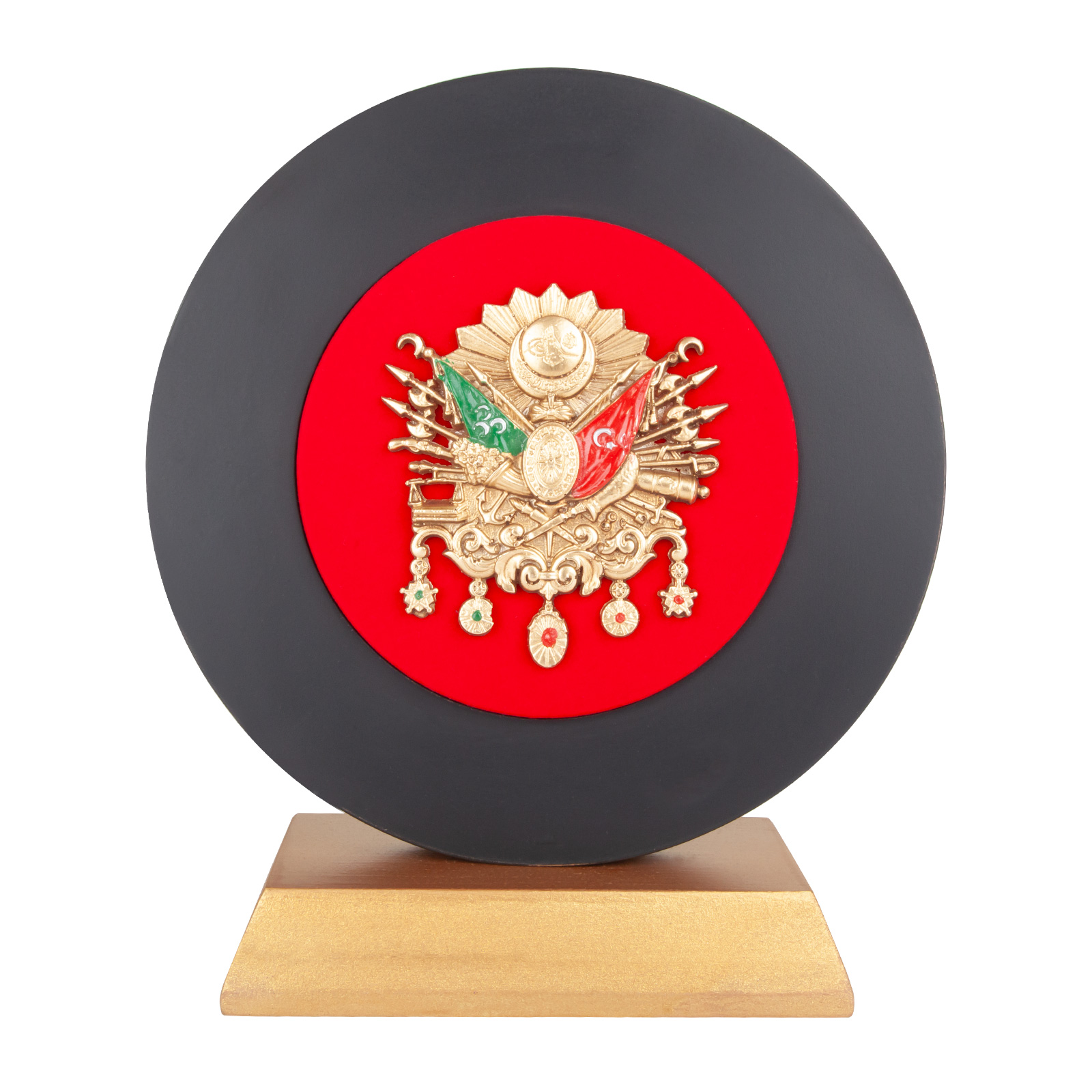 İHTİŞAM OSMANLI ARMASI KABARTMALI PLAKET